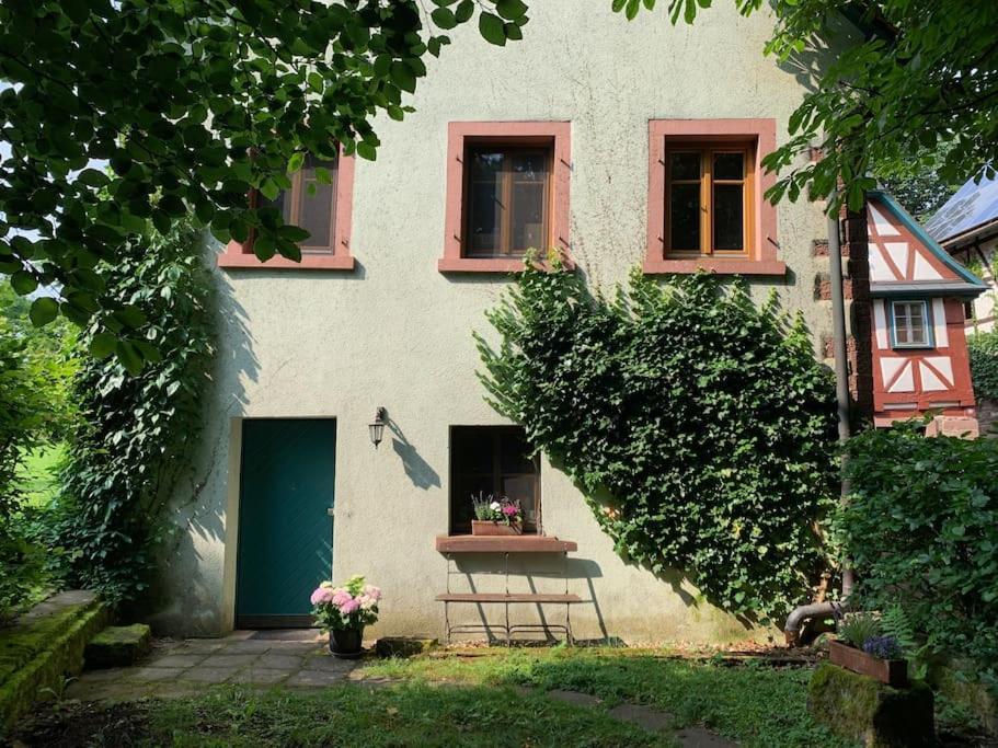 Ferienwohnung In Historischer Muehle Buchen  Eksteriør bilde